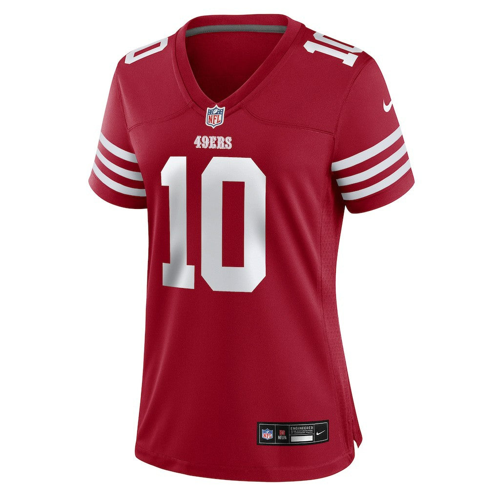 Mac Jones  Women's Team Game Jersey - San Francisco 49ers
