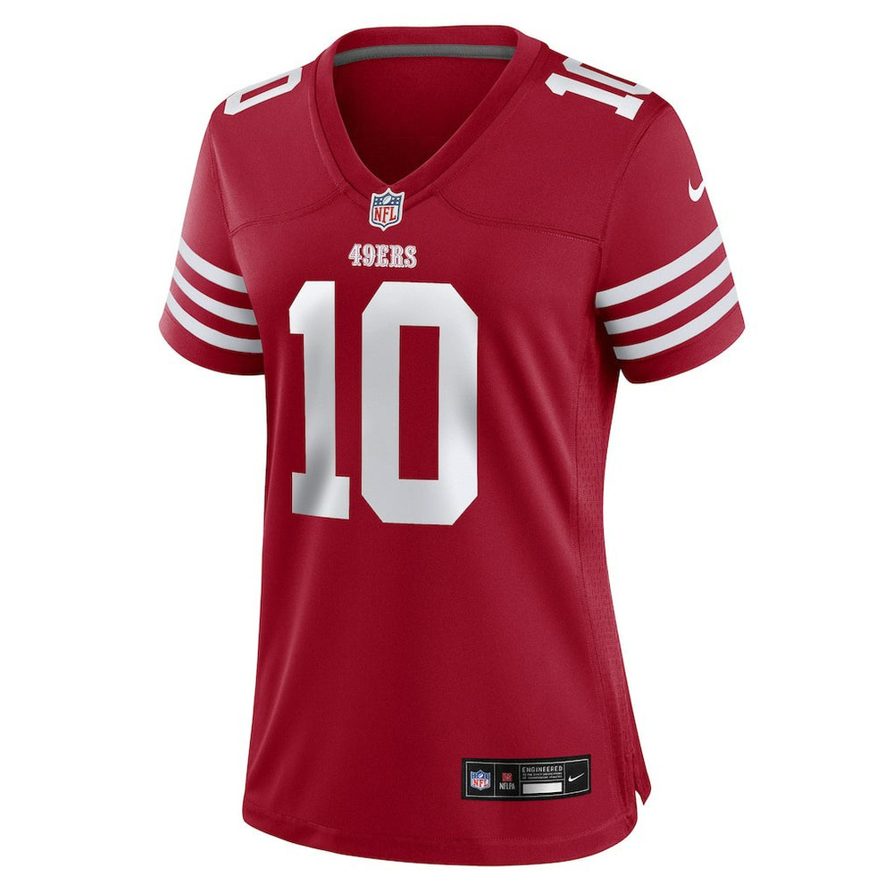 Mac Jones  Women's Team Game Jersey - San Francisco 49ers