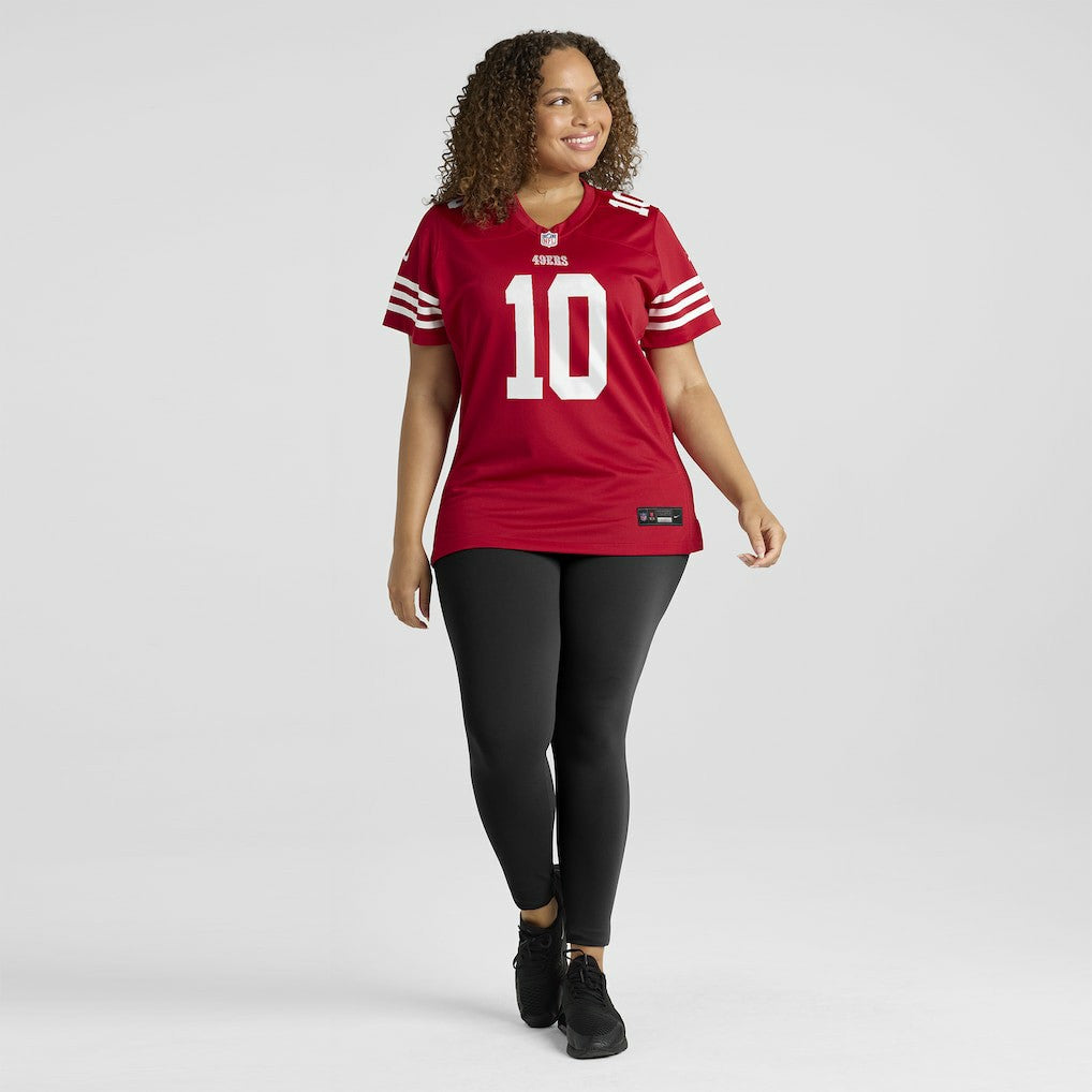 Mac Jones  Women's Team Game Jersey - San Francisco 49ers