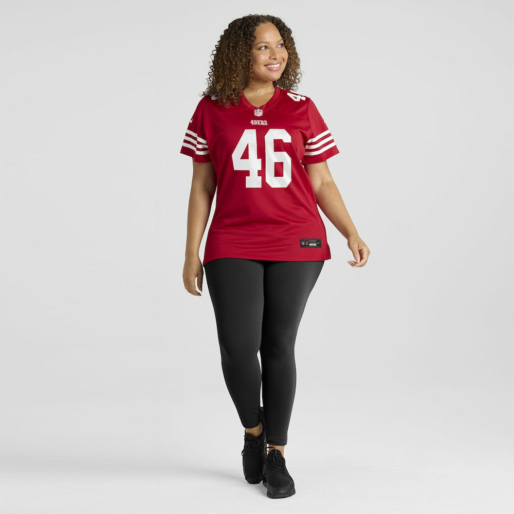 Jon Weeks  Women's Team Game Jersey - San Francisco 49ers
