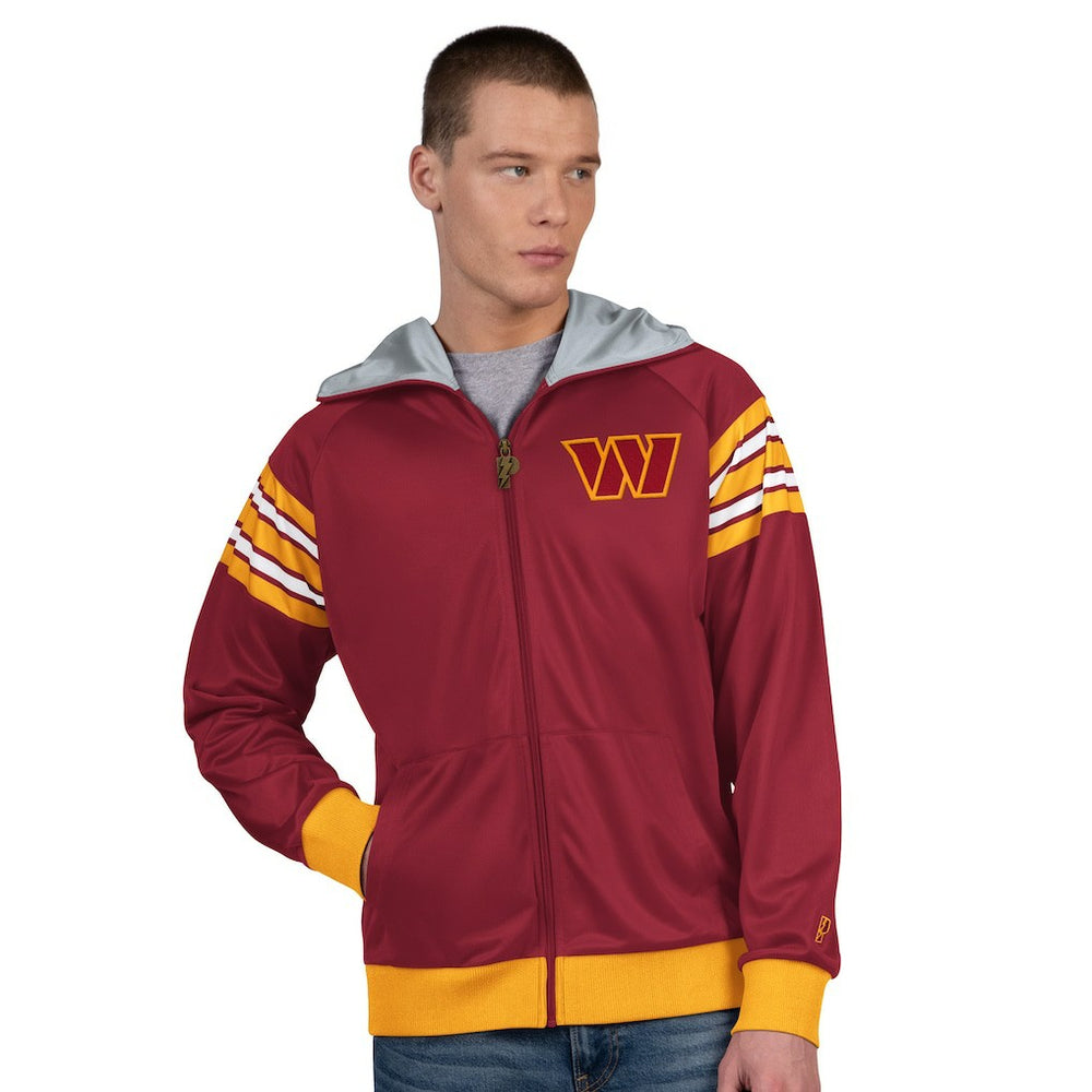 Pro Player Helmet Full-Zip Hooded Track Jacket - Washington Commanders