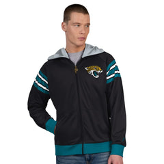 Pro Player Helmet Full-Zip Hooded Track Jacket - Jacksonville Jaguars