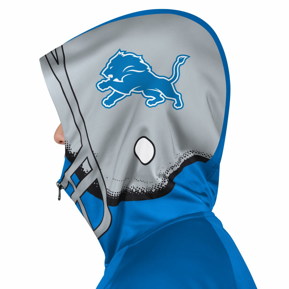 Pro Player Helmet Full-Zip Hooded Track Jacket - Detroit Lions
