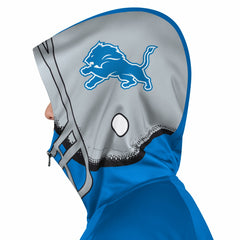 Pro Player Helmet Full-Zip Hooded Track Jacket - Detroit Lions