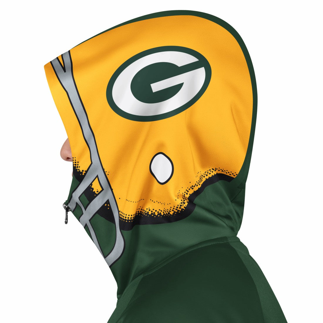 Pro Player Helmet Full-Zip Hooded Track Jacket - Green Bay Packers