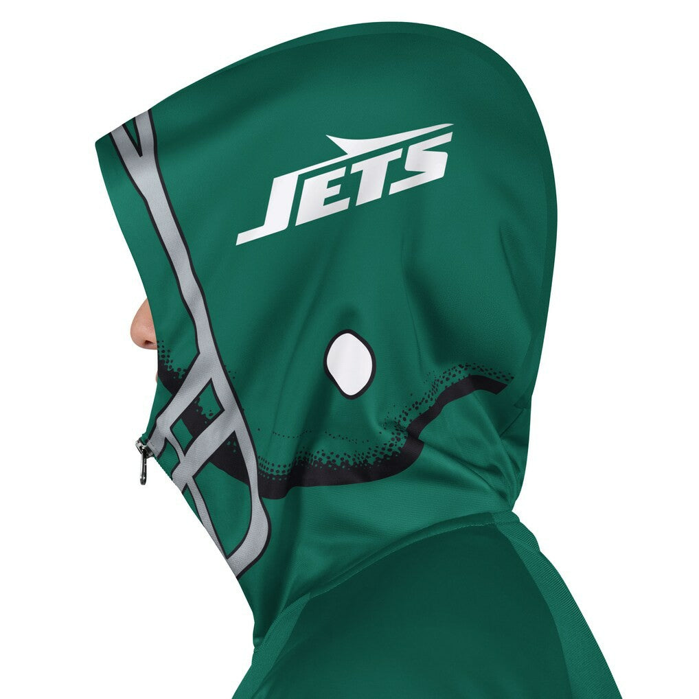 Pro Player Helmet Full-Zip Hooded Track Jacket - New York Jets