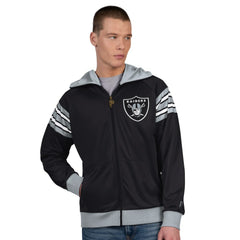 Pro Player Helmet Full-Zip Hooded Track Jacket - Las Vegas Raiders