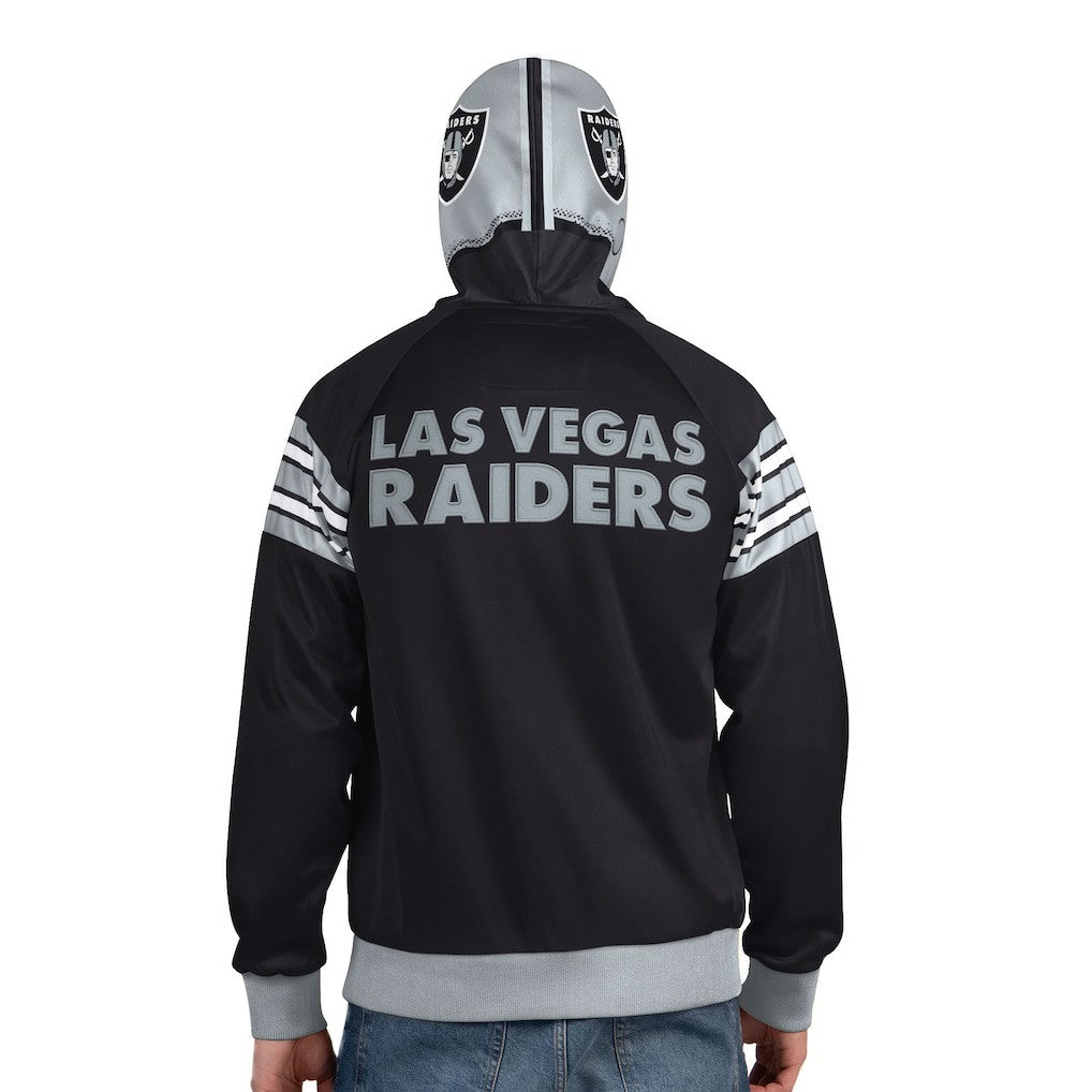 Pro Player Helmet Full-Zip Hooded Track Jacket - Las Vegas Raiders
