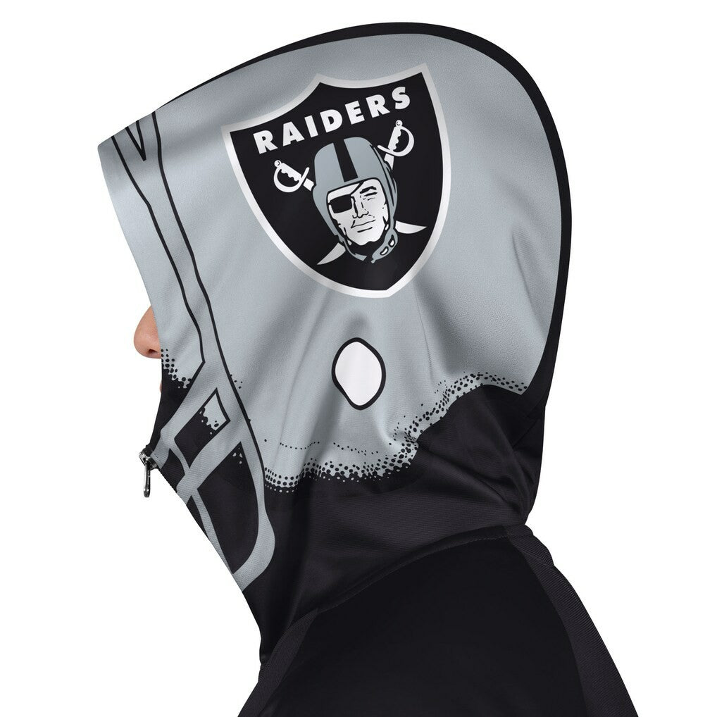 Pro Player Helmet Full-Zip Hooded Track Jacket - Las Vegas Raiders