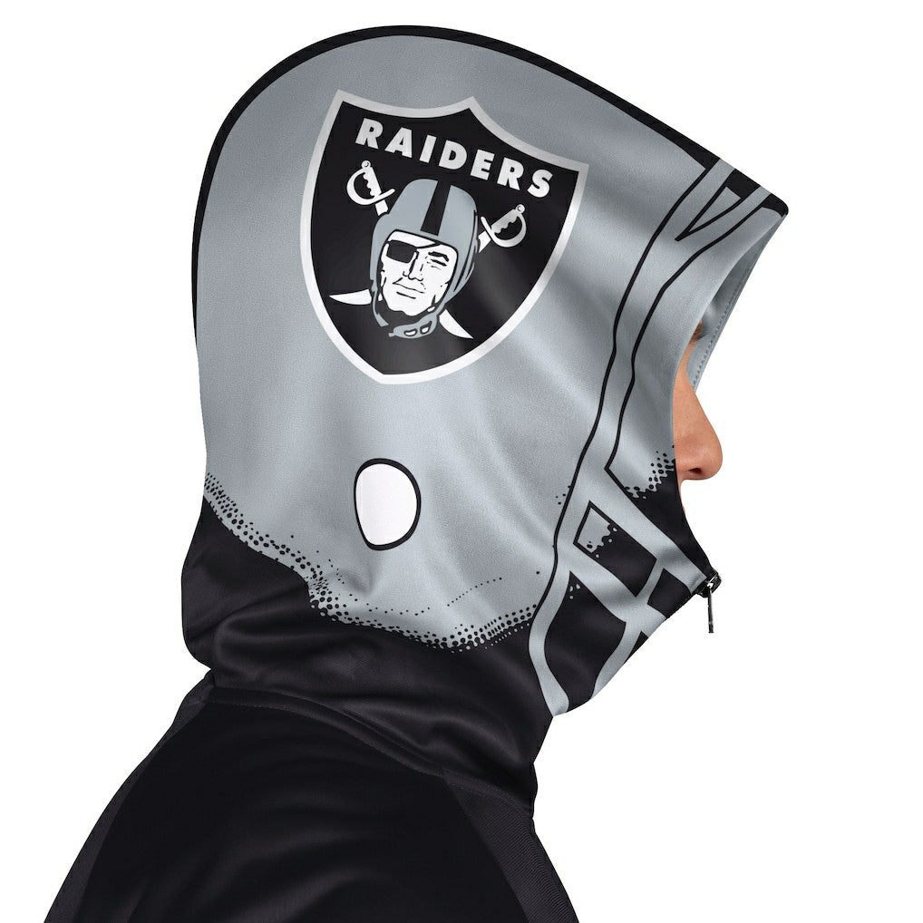 Pro Player Helmet Full-Zip Hooded Track Jacket - Las Vegas Raiders