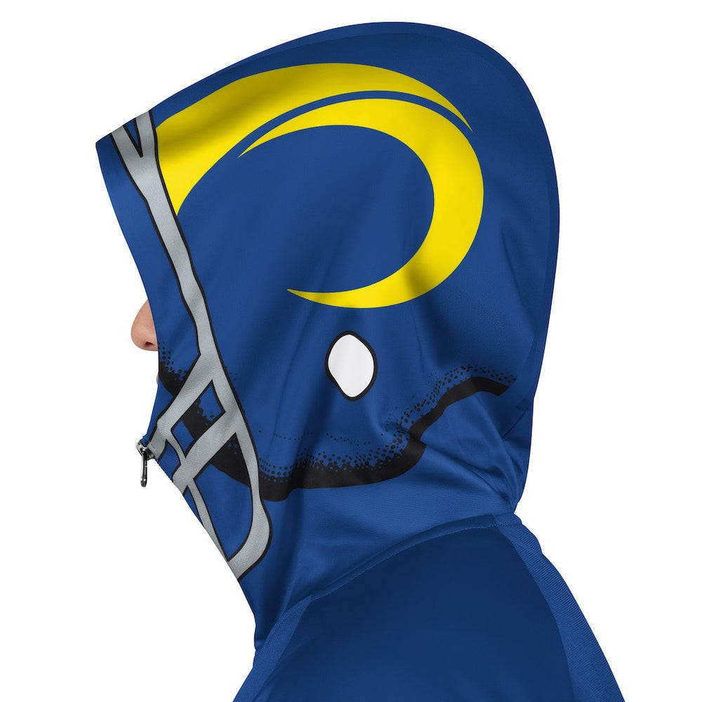 Pro Player Helmet Full-Zip Hooded Track Jacket - Los Angeles Rams