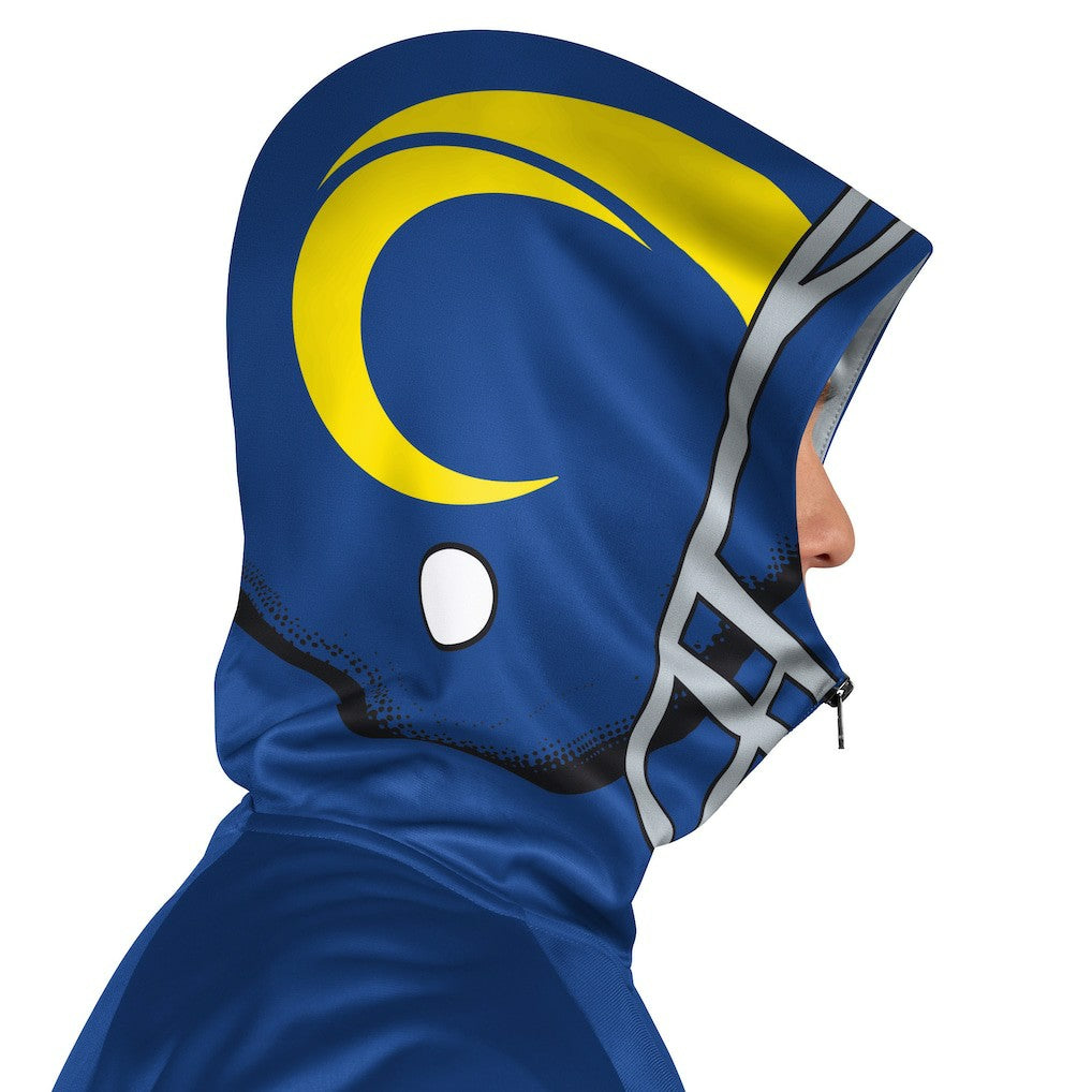 Pro Player Helmet Full-Zip Hooded Track Jacket - Los Angeles Rams