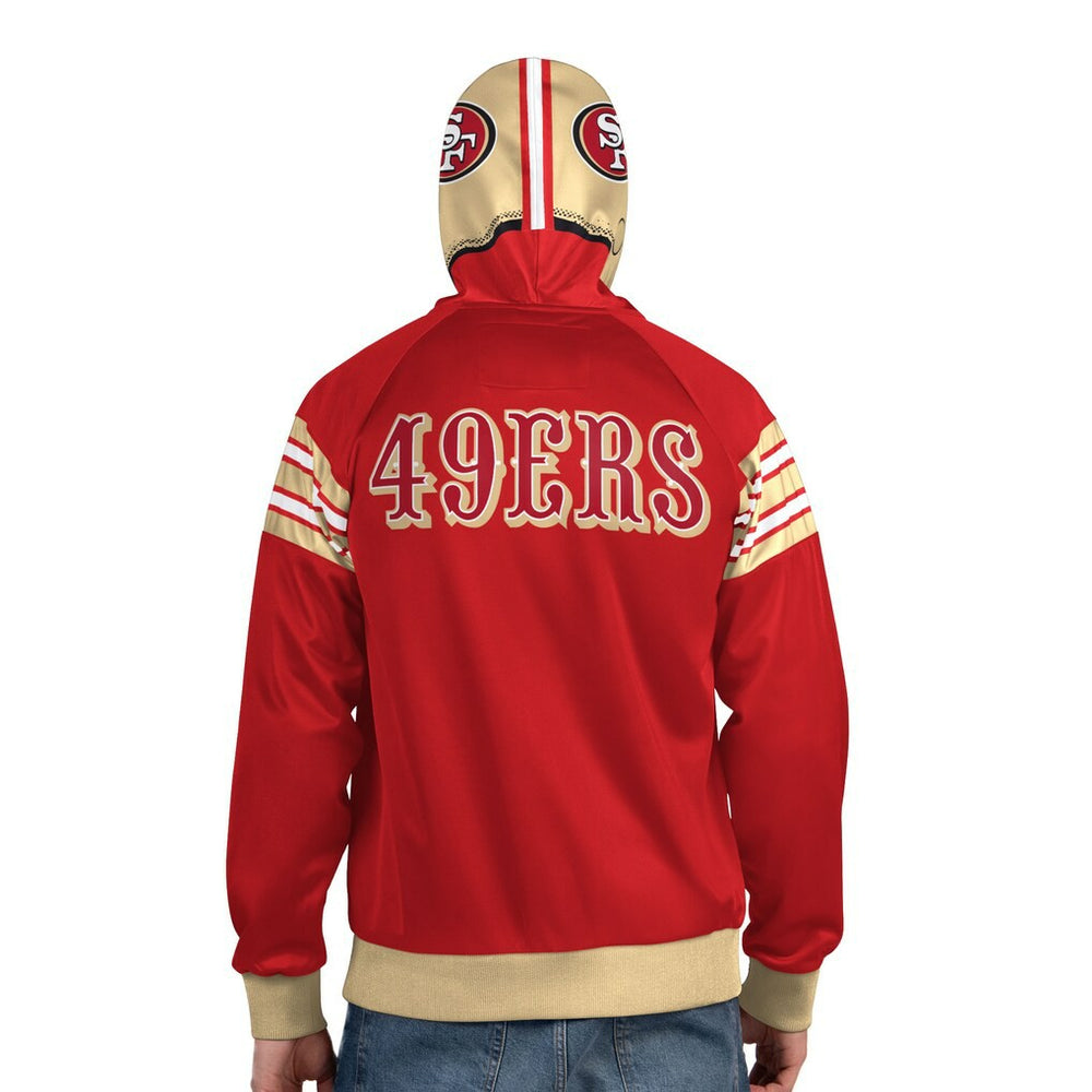 Pro Player Helmet Full-Zip Hooded Track Jacket - San Francisco 49ers