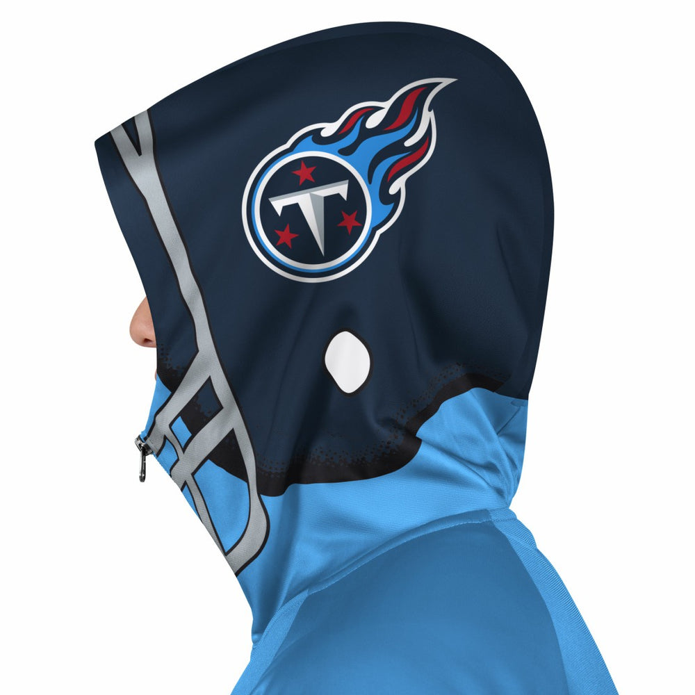 Pro Player Helmet Full-Zip Hooded Track Jacket - Tennessee Titans