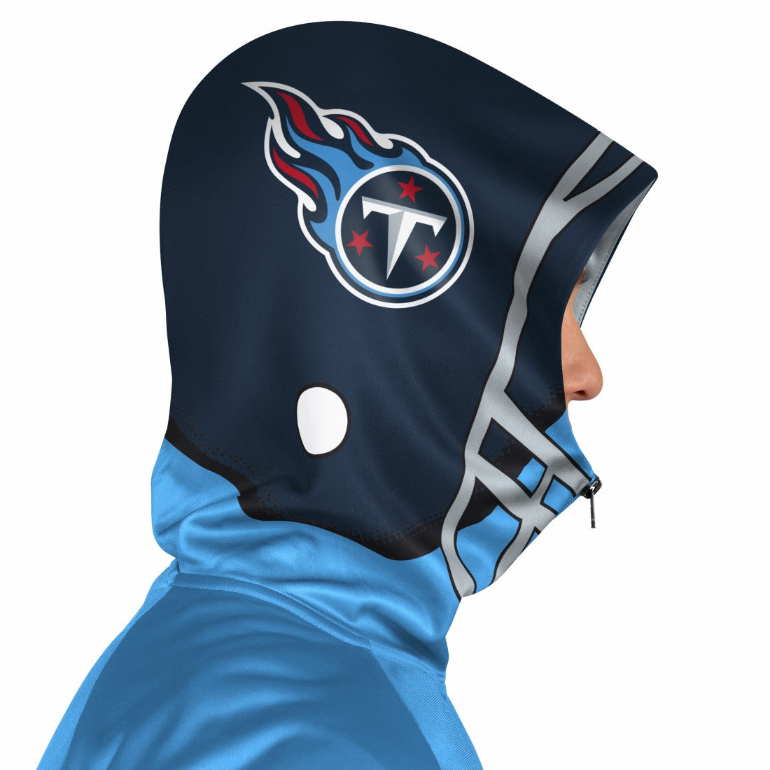 Pro Player Helmet Full-Zip Hooded Track Jacket - Tennessee Titans