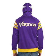 Pro Player Helmet Full-Zip Hooded Track Jacket - Minnesota Vikings