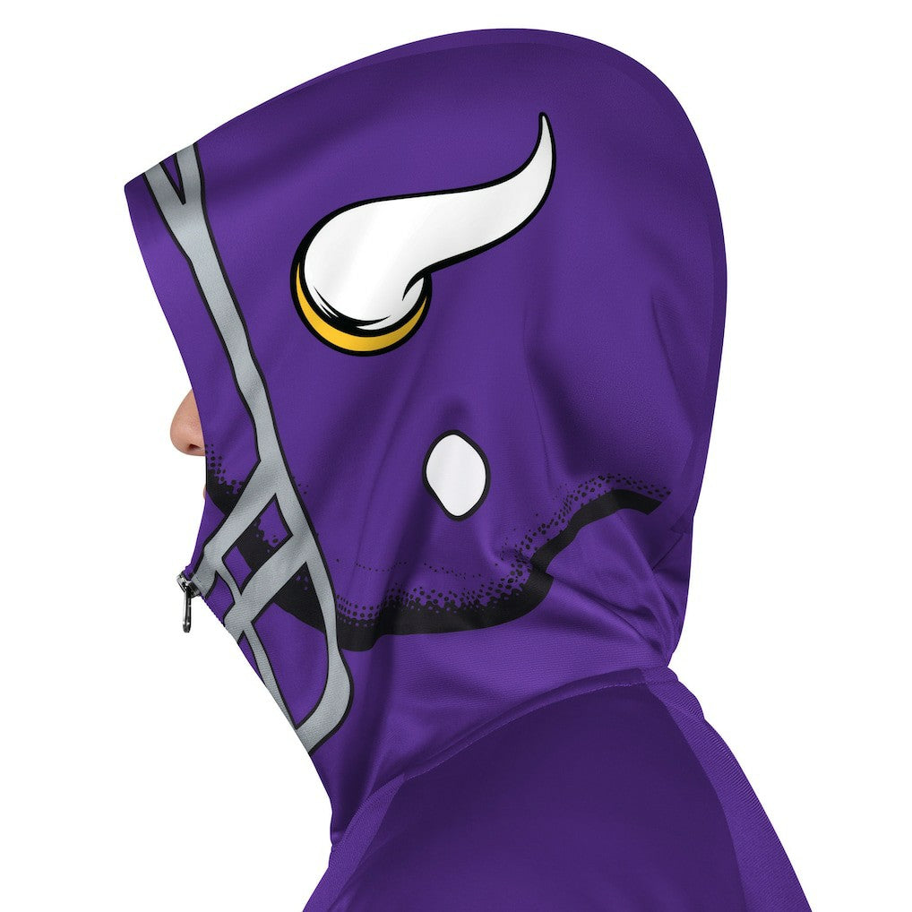 Pro Player Helmet Full-Zip Hooded Track Jacket - Minnesota Vikings
