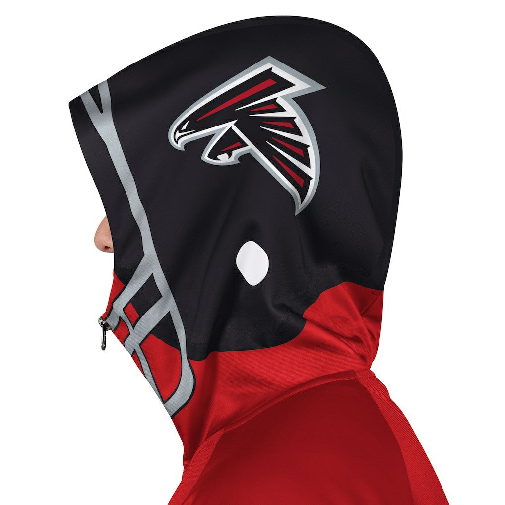 Pro Player Helmet Full-Zip Hooded Track Jacket - Atlanta Falcons