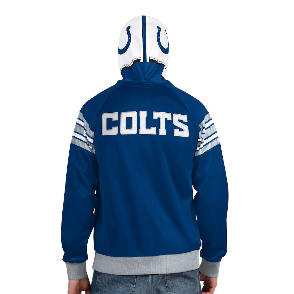 Pro Player Helmet Full-Zip Hooded Track Jacket - Indianapolis Colts