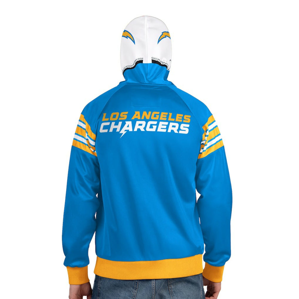Pro Player Helmet Full-Zip Hooded Track Jacket - Los Angeles Chargers