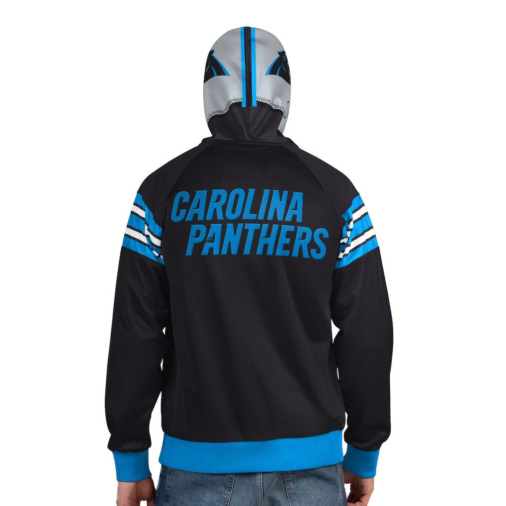 Pro Player Helmet Full-Zip Hooded Track Jacket - Carolina Panthers