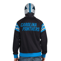 Pro Player Helmet Full-Zip Hooded Track Jacket - Carolina Panthers