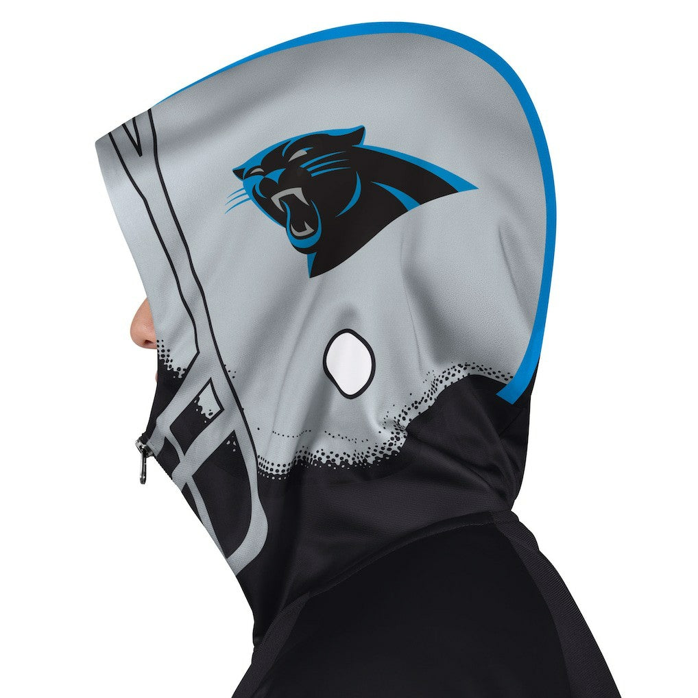 Pro Player Helmet Full-Zip Hooded Track Jacket - Carolina Panthers