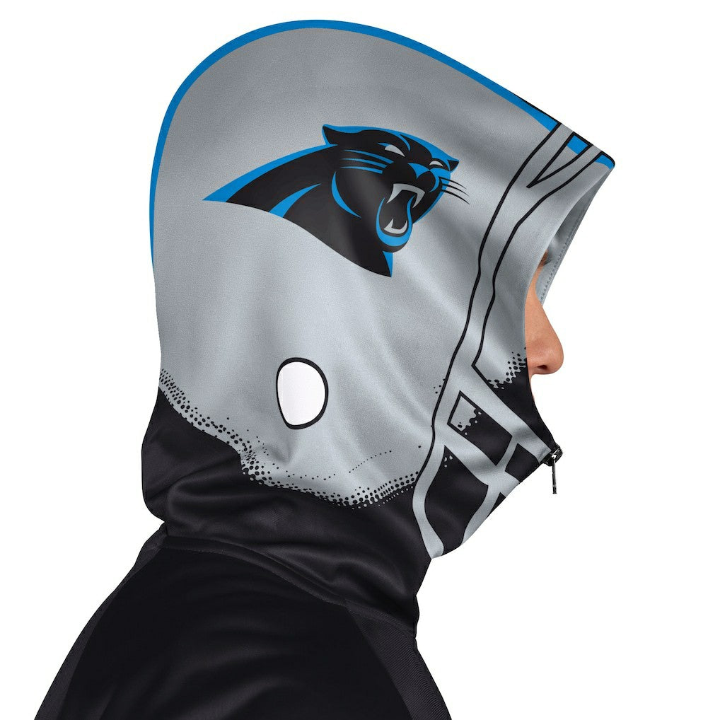 Pro Player Helmet Full-Zip Hooded Track Jacket - Carolina Panthers