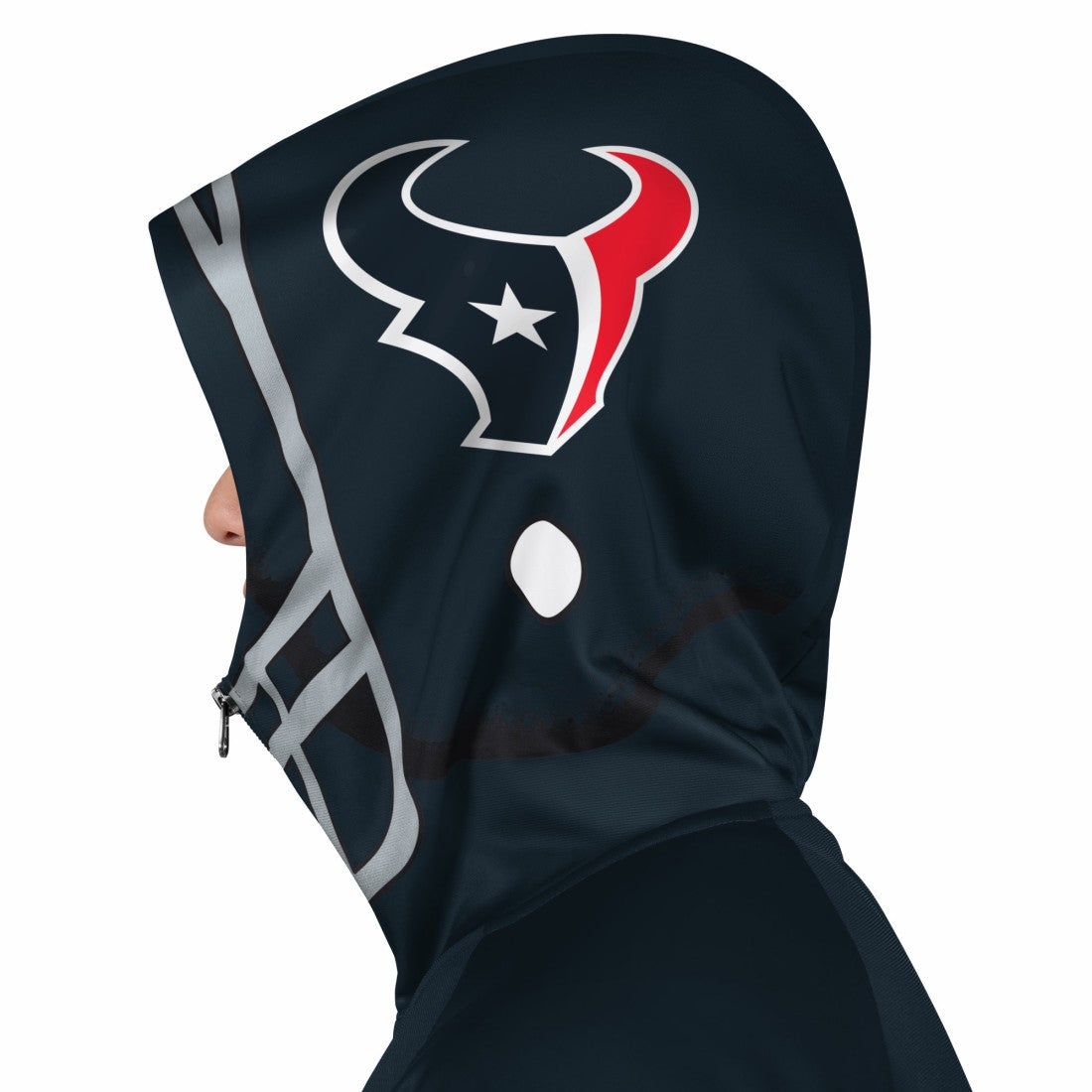 Pro Player Helmet Full-Zip Hooded Track Jacket - Houston Texans