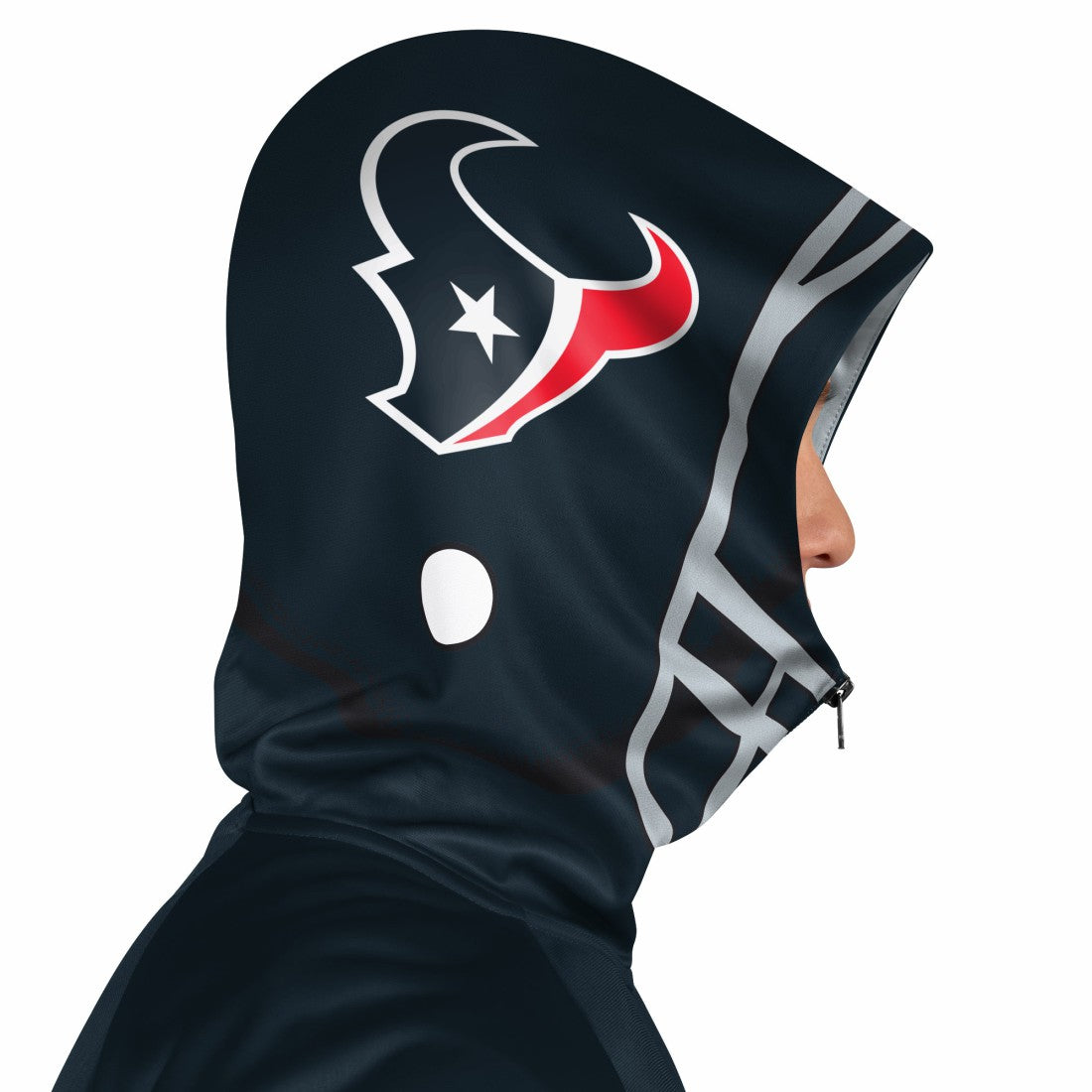 Pro Player Helmet Full-Zip Hooded Track Jacket - Houston Texans