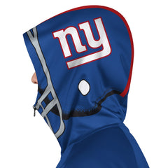 Pro Player Helmet Full-Zip Hooded Track Jacket - New York Giants