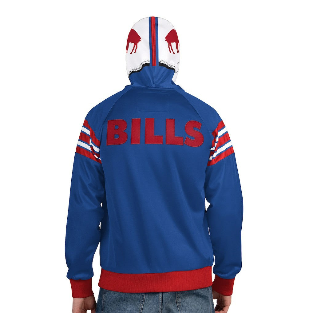 Pro Player Retro Helmet Full-Zip Hooded Track Jacket - Buffalo Bills