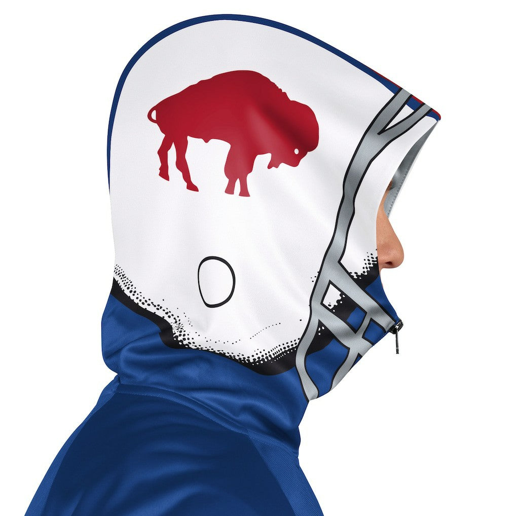 Pro Player Retro Helmet Full-Zip Hooded Track Jacket - Buffalo Bills
