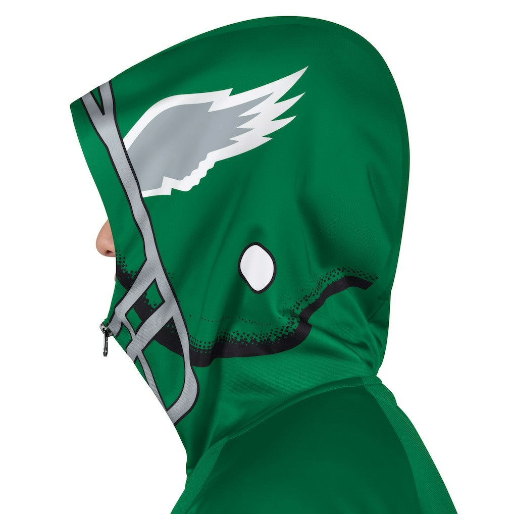 Pro Player Retro Helmet Full-Zip Hooded Track Jacket - Philadelphia Eagles