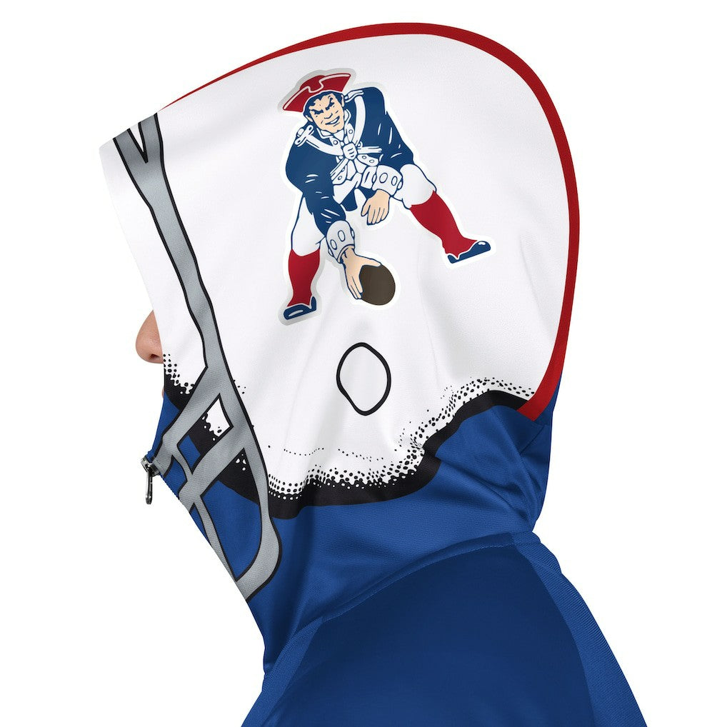 Pro Player Retro Helmet Full-Zip Hooded Track Jacket - New England Patriots