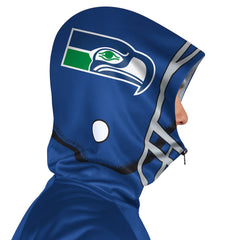 Pro Player Retro Helmet Full-Zip Hooded Track Jacket - Seattle Seahawks