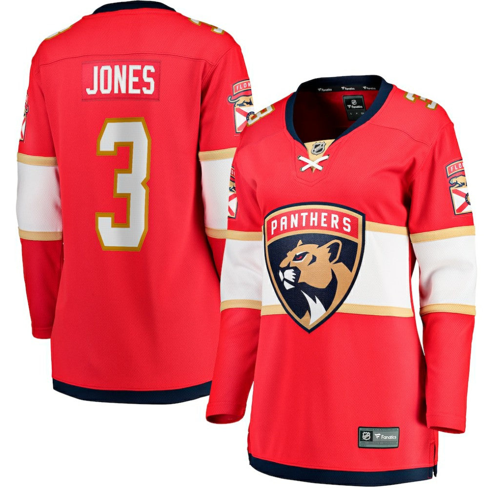 NHL Red Seth Jones Florida Panthers Fanatics Women's Home Breakaway Player Jersey