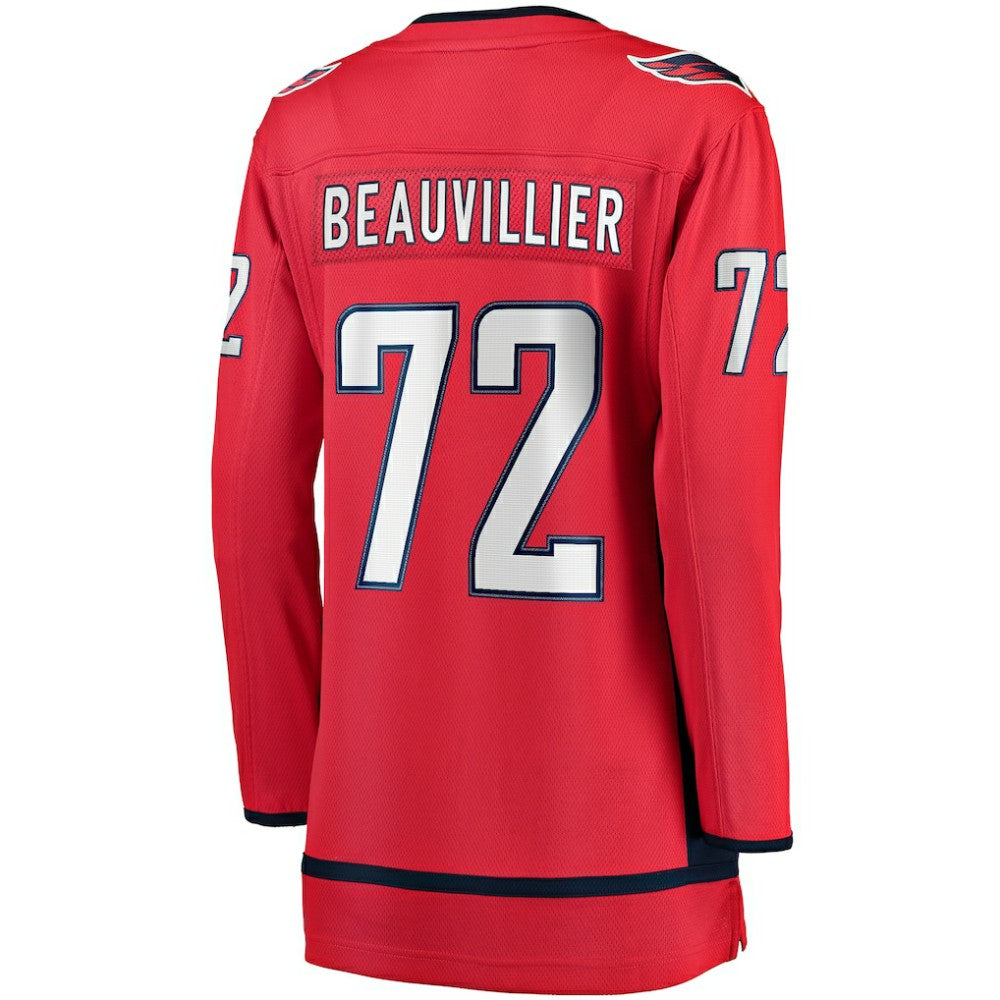 NHL Red Anthony Beauvillier Washington Capitals Fanatics Women's Home Breakaway Player Jersey