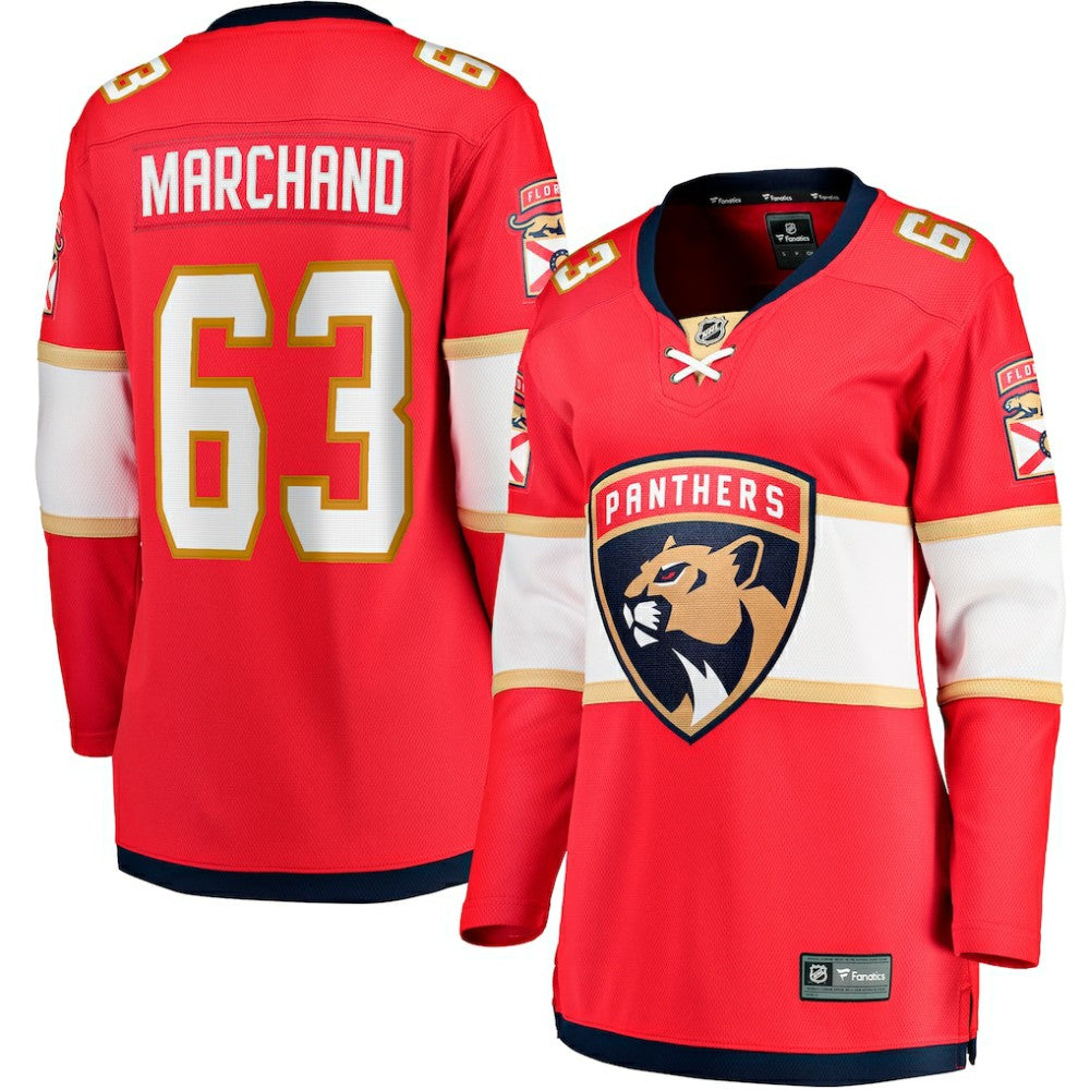 NHL Red Brad Marchand Florida Panthers Fanatics Women's Home Breakaway Player Jersey