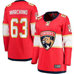 NHL Red Brad Marchand Florida Panthers Fanatics Women's Home Breakaway Player Jersey
