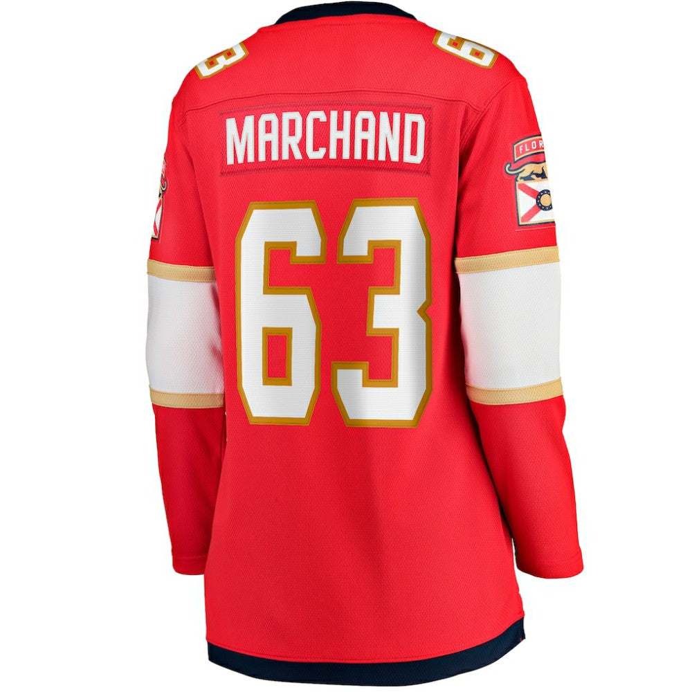 NHL Red Brad Marchand Florida Panthers Fanatics Women's Home Breakaway Player Jersey