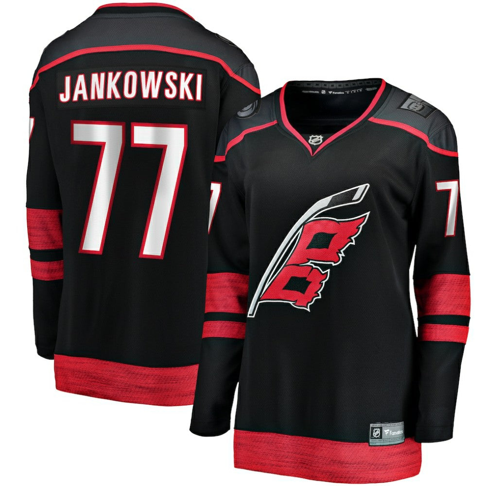 NHL Black Mark Jankowski Carolina Hurricanes Fanatics Women's Home Breakaway Player Jersey