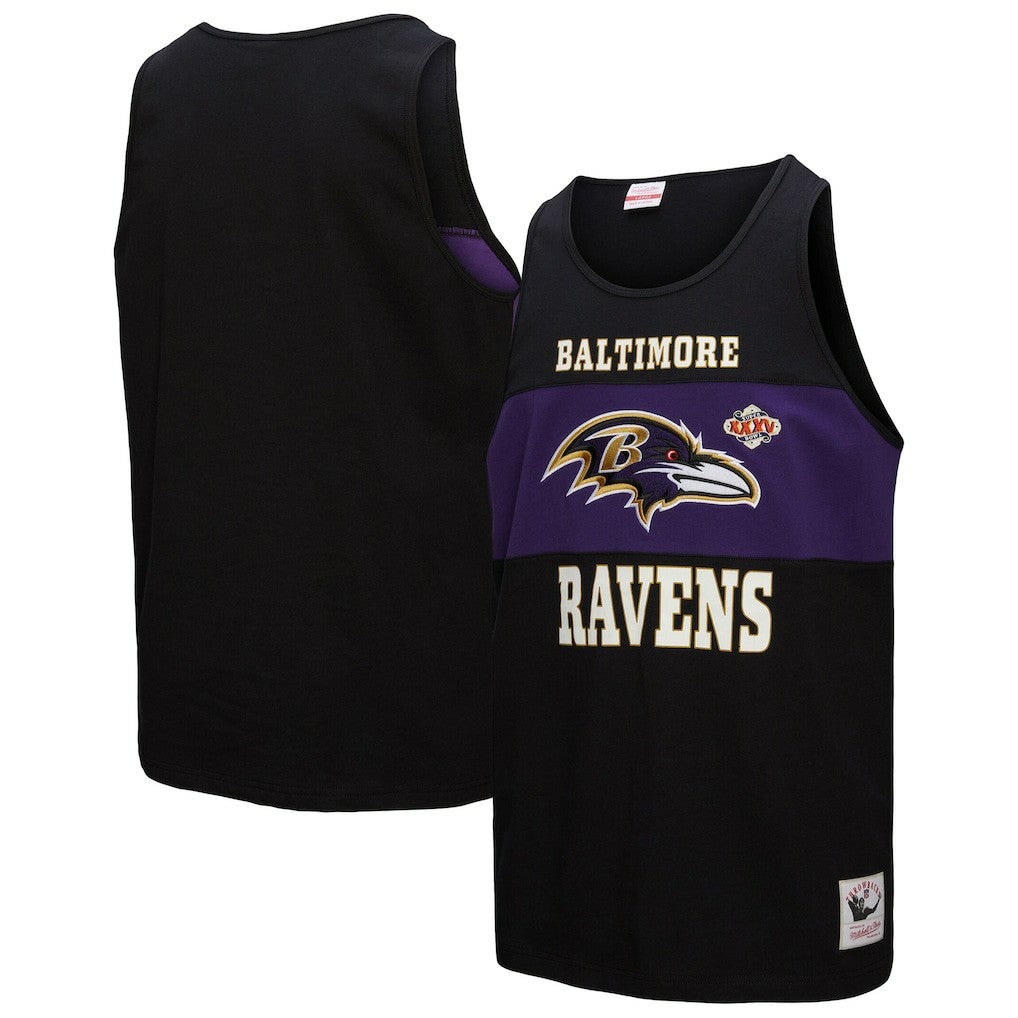 Retro Colorblock Tank Top - Baltimore Ravens