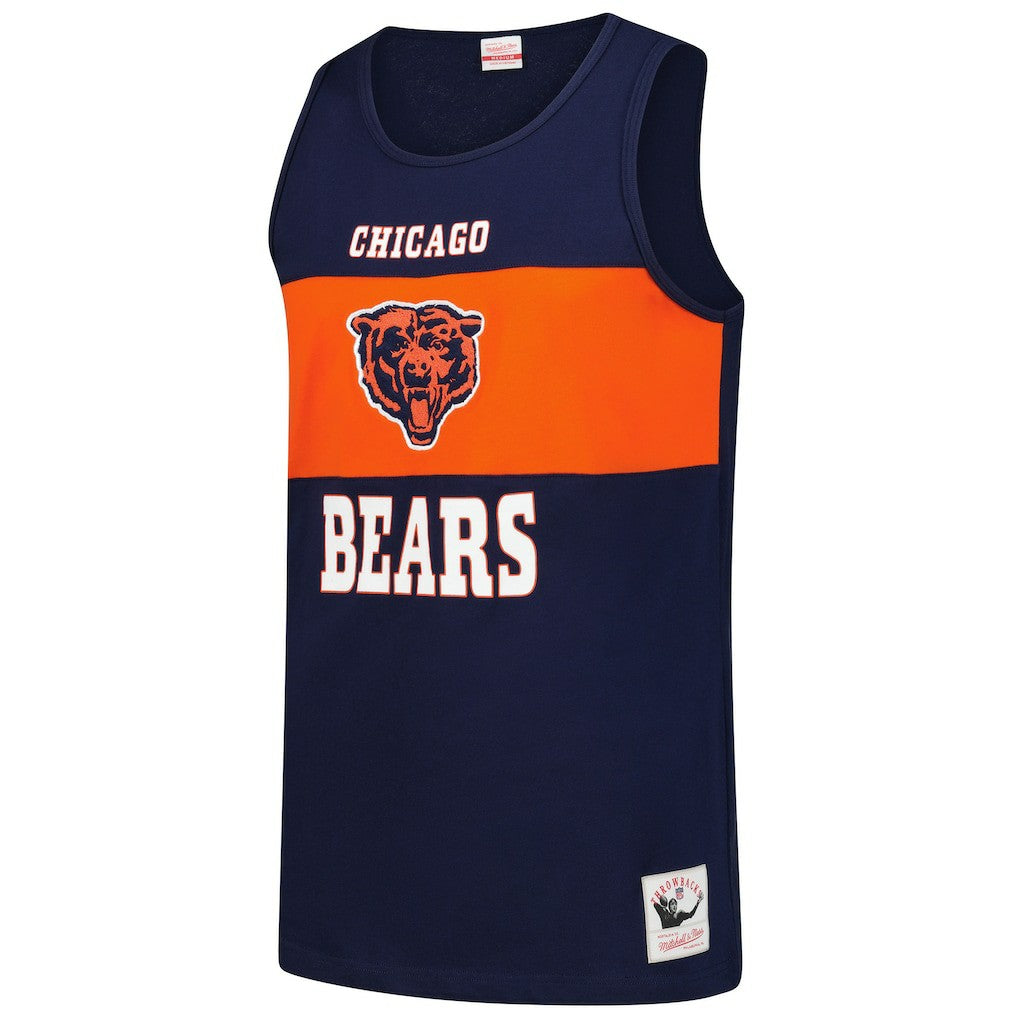 Retro Colorblock Tank Top - Chicago Bears