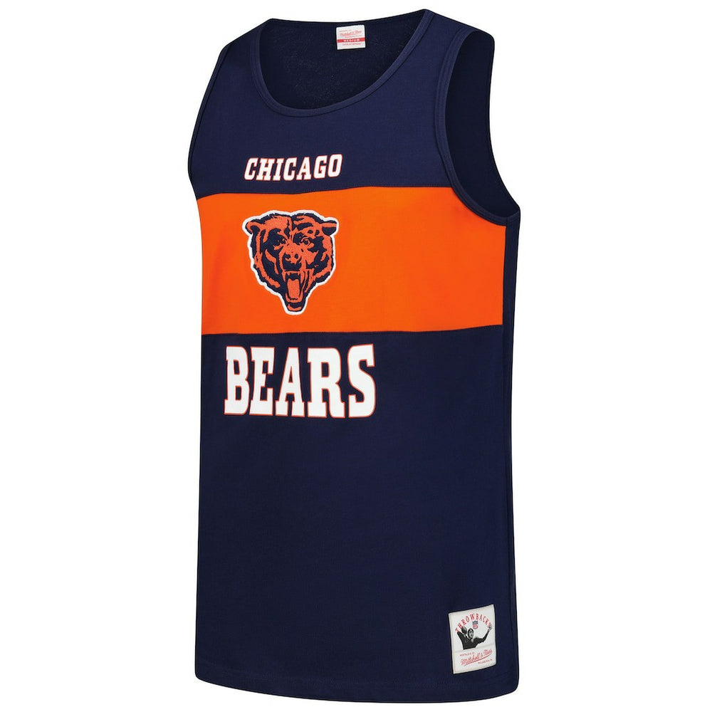 Retro Colorblock Tank Top - Chicago Bears