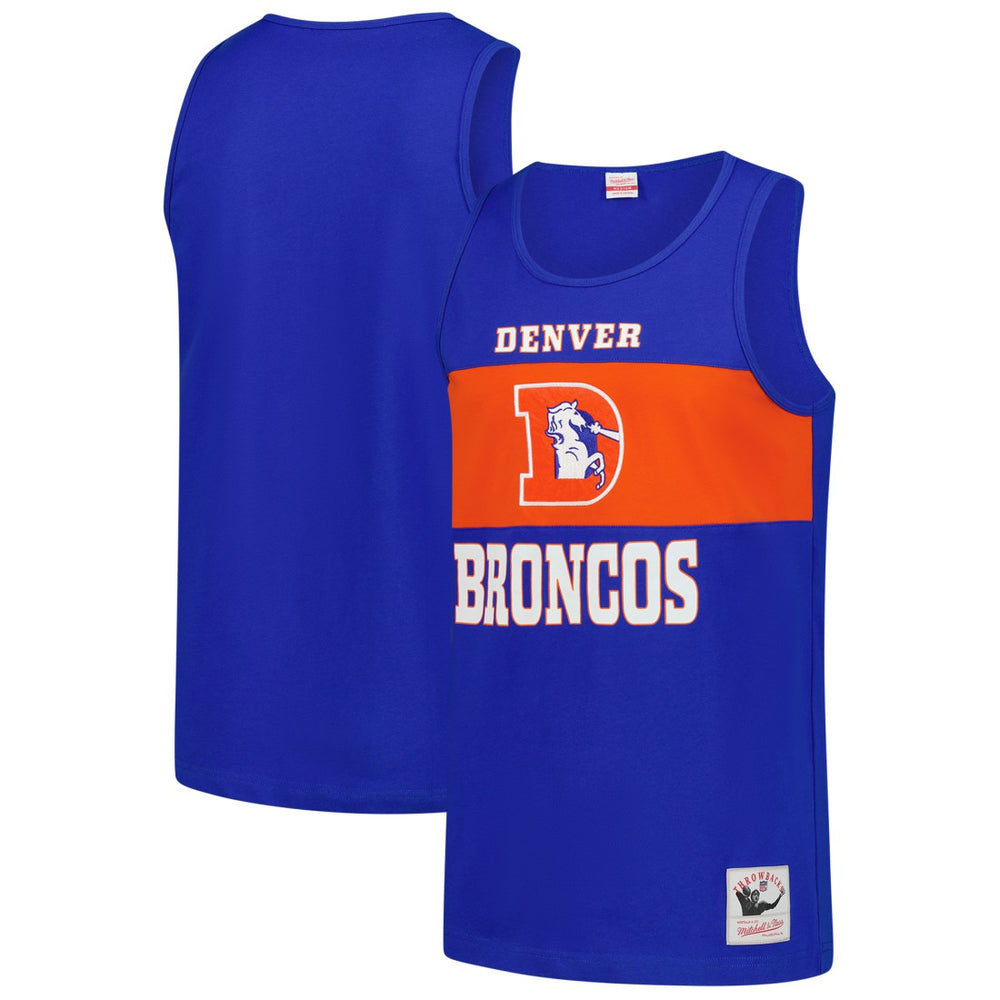 Retro Colorblock Tank Top - Denver Broncos