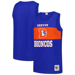Retro Colorblock Tank Top - Denver Broncos