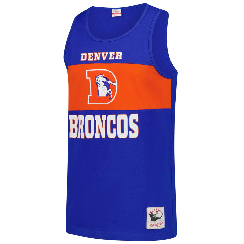 Retro Colorblock Tank Top - Denver Broncos