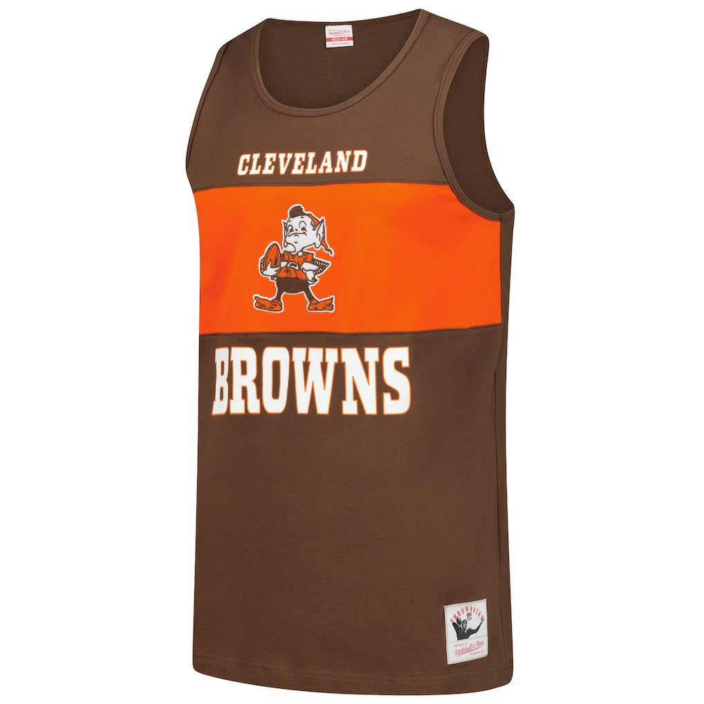 Retro Colorblock Tank Top - Cleveland Browns