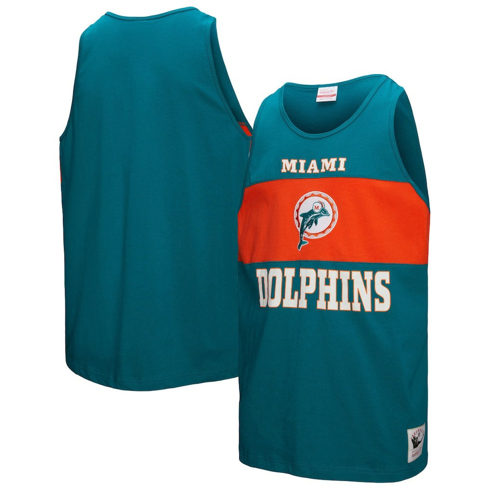 Retro Colorblock Tank Top - Miami Dolphins